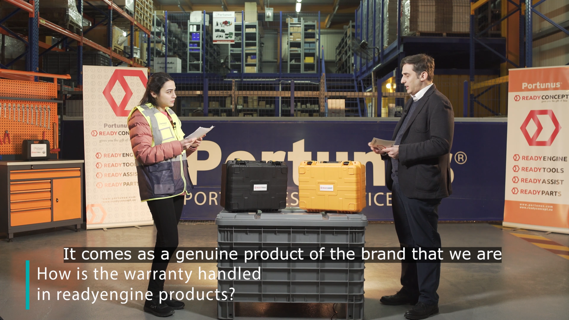 How is the warranty handled in Ready Engine products?